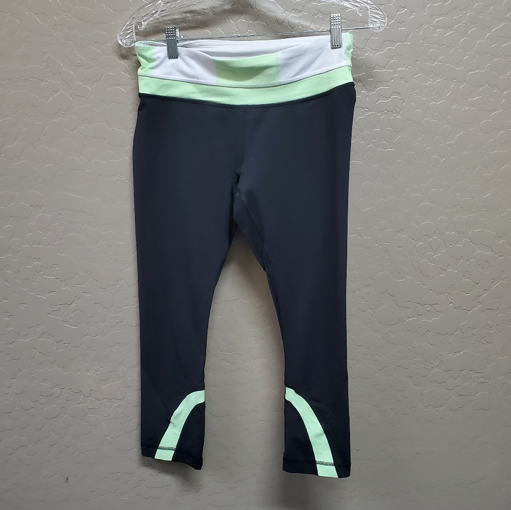 Lululemon Womens Run Inspire Capri Leggings Black 26"